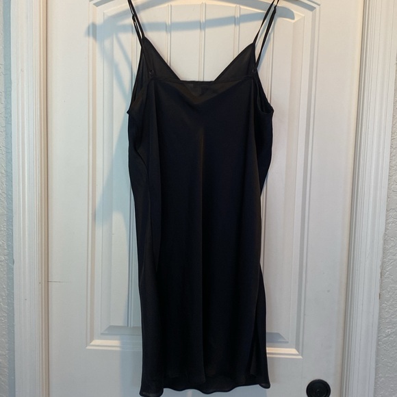 VETTA Black Slip Dress Size Large - Picture 5 of 8